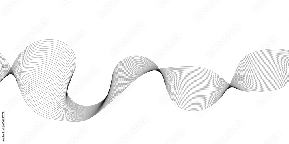 Technology and business wave lines on transparent background. Frequency sound wave, twisted curve lines with blend effect. Technology and business wave lines on transparent background. Frequency sound wave, twisted curve lines with blend effect.