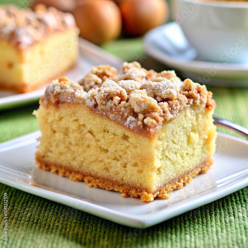 "A Slice of Cake with Nuts on It, Sitting on a Plate - Una Rebanada de Pastel con Nueces sobre Ella, sobre un Plato"