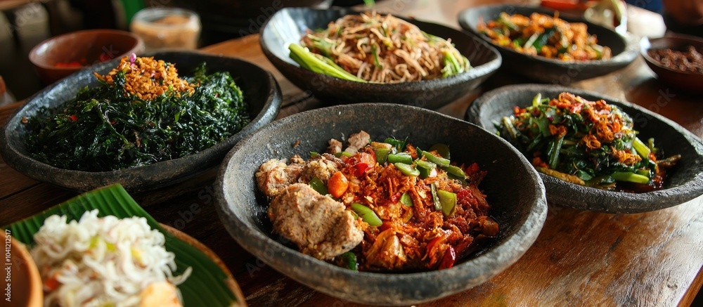 Seaweed Combined With Balinese Spices Seaweed Combined With Balinese Spices