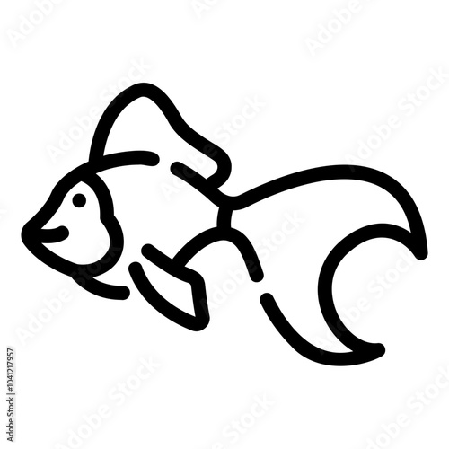 fish Line Icon