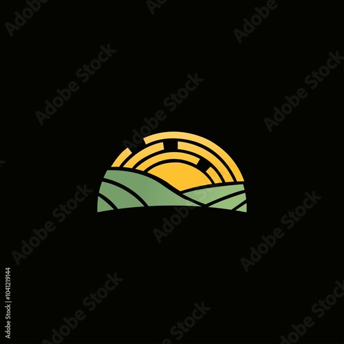 Farming agro vector logo design photo