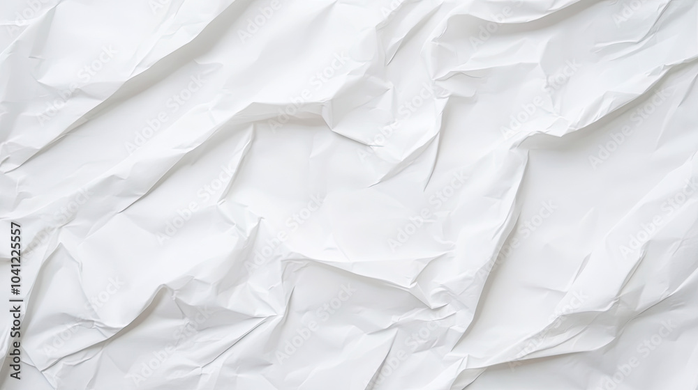 Paper texture background Crumpled White on Top view Paper texture background Crumpled White on Top view
