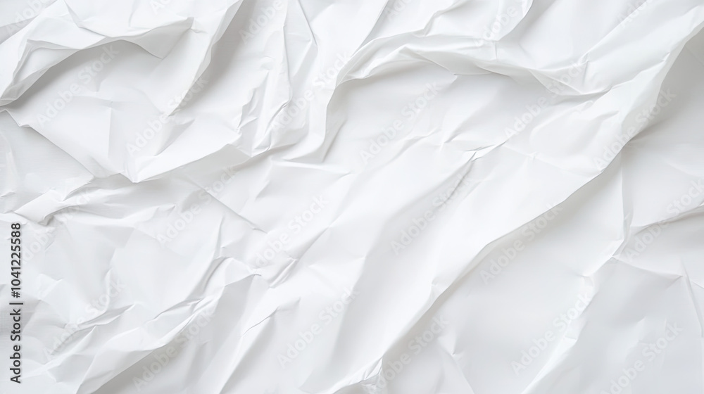 Paper texture background Crumpled White on Top view Paper texture background Crumpled White on Top view