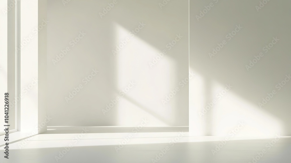 Minimalist Interior with Soft Light and Shadows Minimalist Interior with Soft Light and Shadows