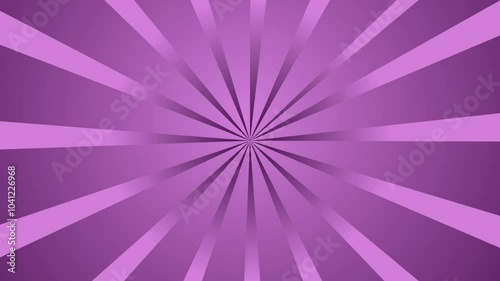 Sunburst animation. rotating purple color