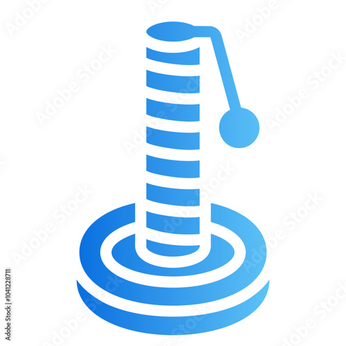 cat scratcher Gradient icon