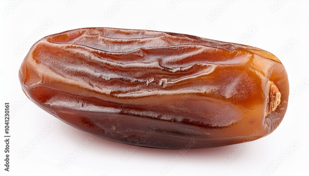 Dried dates fruit isolated on white background with clipping path. ai generated Dried dates fruit isolated on white background with clipping path. ai generated