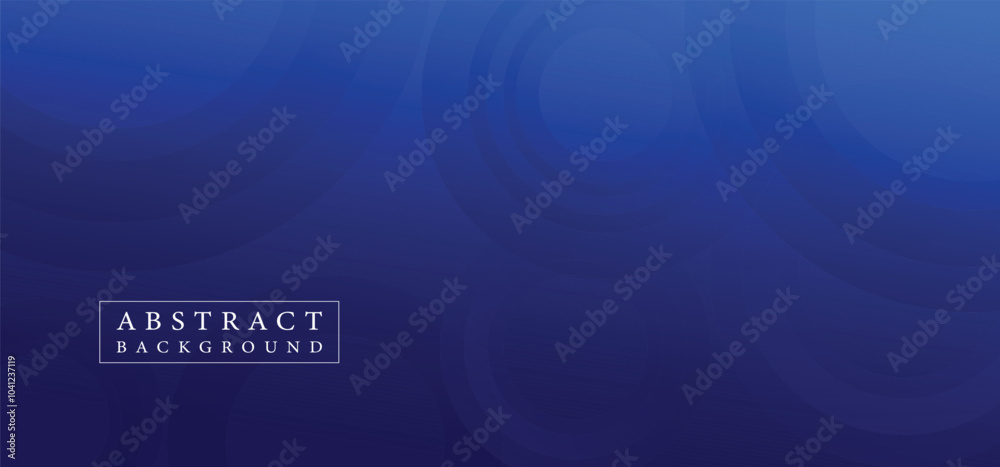 Blue modern abstract wide banner with geometric shapes. Dark blue abstract background. Vector illustration Blue modern abstract wide banner with geometric shapes. Dark blue abstract background. Vector illustration