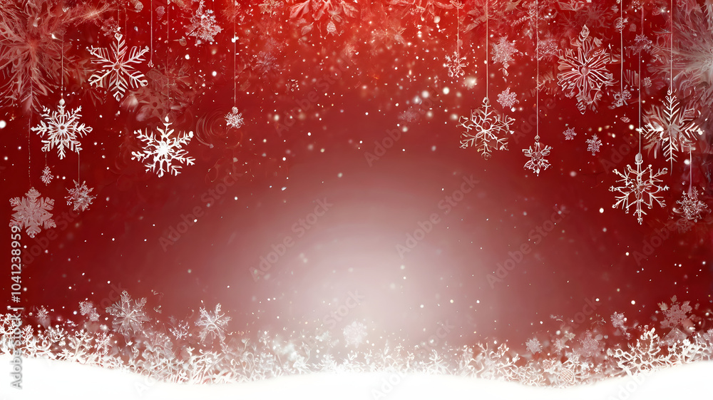 christmas background with snowflakes, ai generated christmas background with snowflakes, ai generated