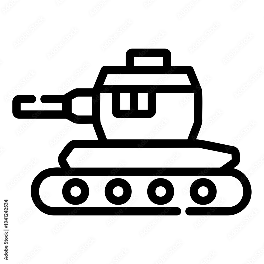 army tank Line Icon army tank Line Icon