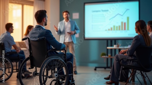 Confident Presentation by a Wheelchair User: Inspiring Inclusion in Business