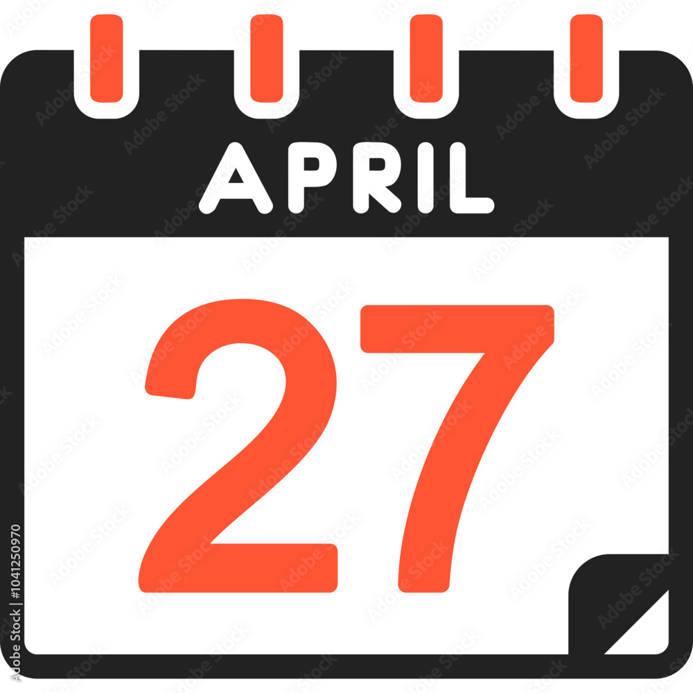 27 April Vector Icon Design 27 April Vector Icon Design