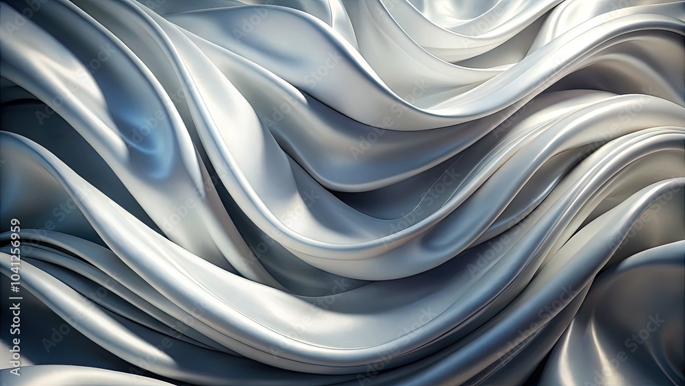 Elegant White and Grey Satin Fabric Curves for Web Design Backgrounds and Business Concepts Elegant White and Grey Satin Fabric Curves for Web Design Backgrounds and Business Concepts