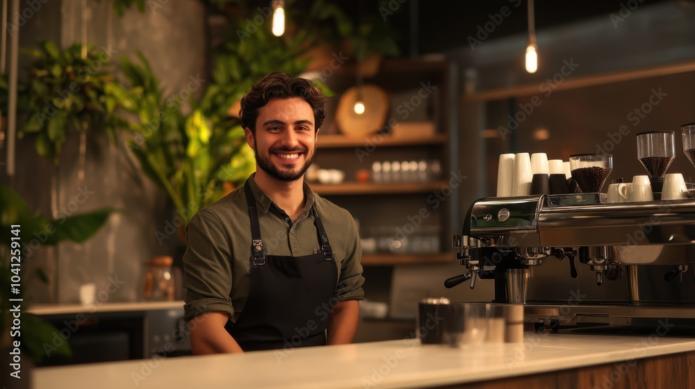 The Smiling Barista at Cafe The Smiling Barista at Cafe