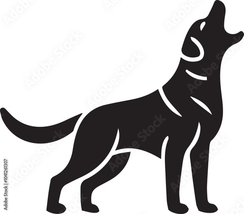 Labrador rottweiler dog vector