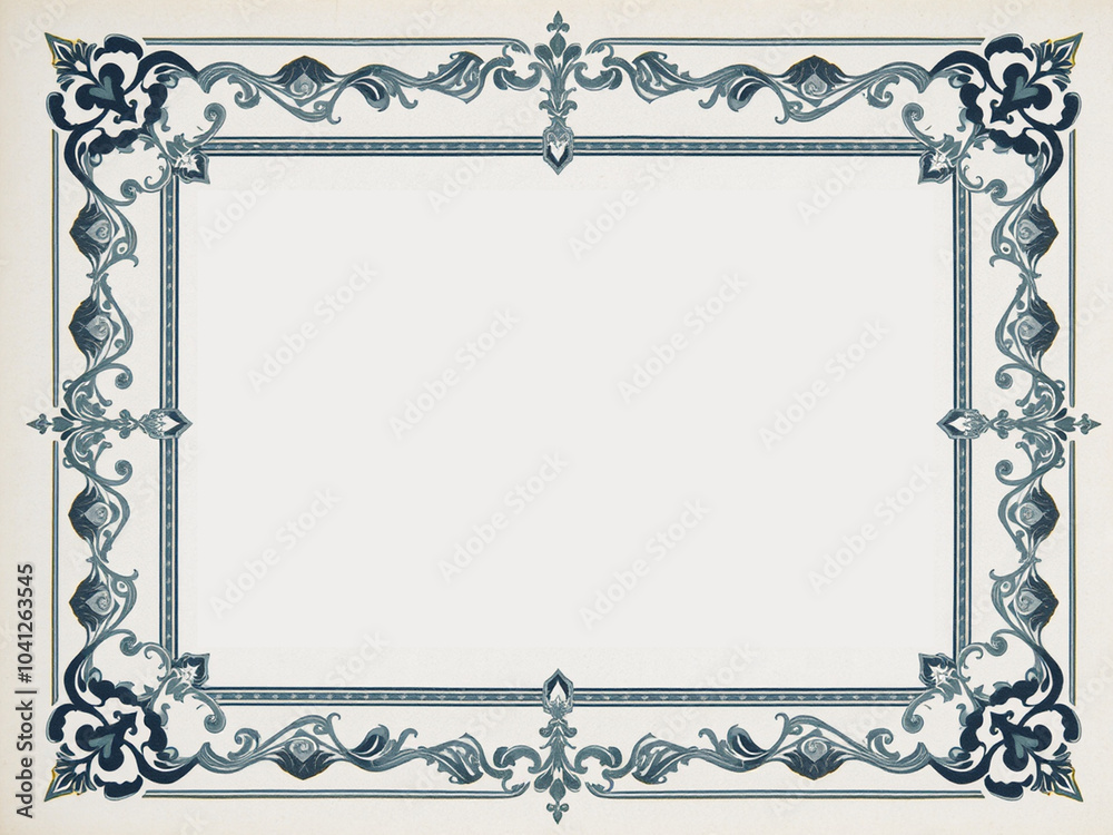 Obraz premium frame with ornament