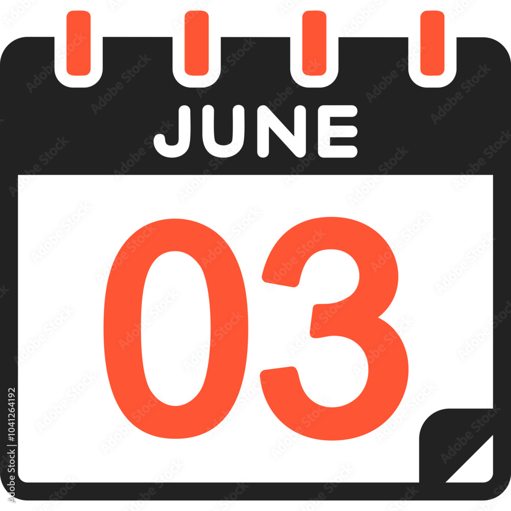 3 June Vector Icon Design 3 June Vector Icon Design