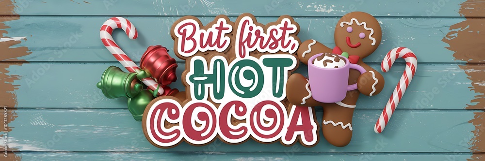 But first hot cocoa a whimsical celebration of gingerbread delights and cozy winter moments But first hot cocoa a whimsical celebration of gingerbread delights and cozy winter moments