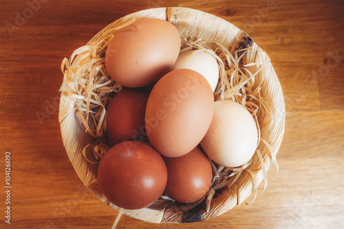 eggs in a basket