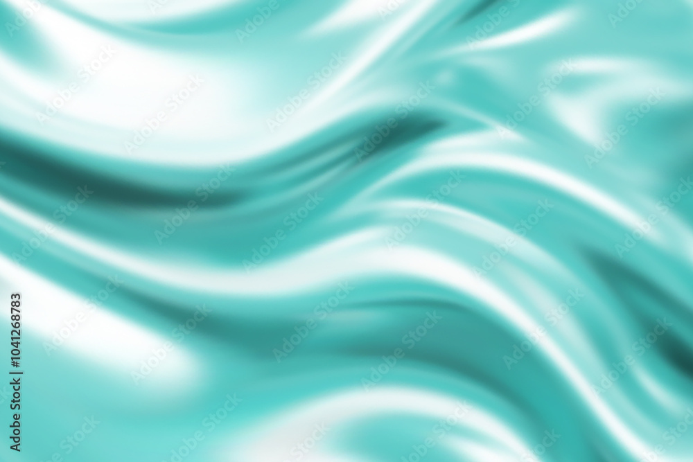 Swirling teal and abstract background with fluid, organic shapes