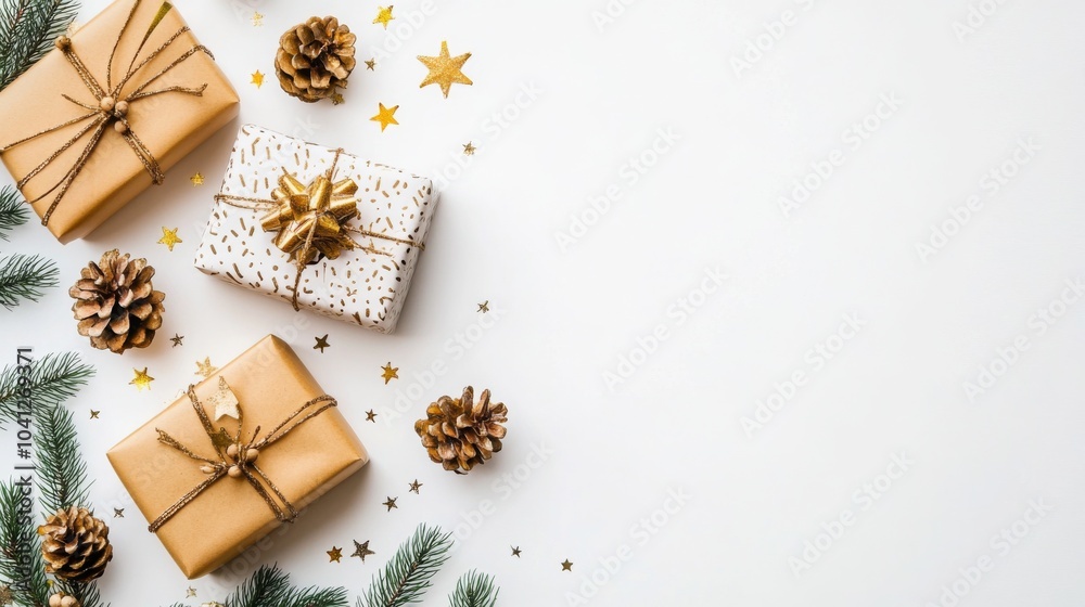 Playful Gift Arrangement with Warm Lighting Playful Gift Arrangement with Warm Lighting