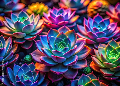 Wallpaper Mural Explore vibrant macro photography of neon succulents, highlighting their intricate beauty and offering panoramic perspectives that delight and inspire every plant enthusiast. Torontodigital.ca