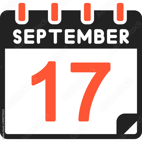 17 September Vector Icon Design