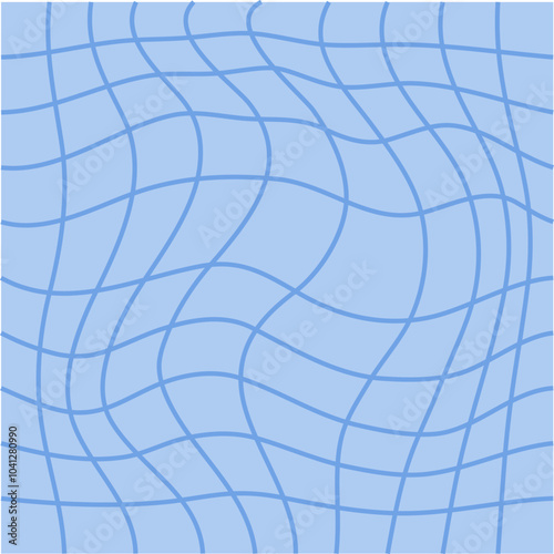 Psychedelic checkerboard poster