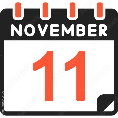 11 November Vector Icon Design