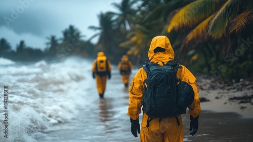 Wallpaper Mural Deploying hurricane early warning systems in remote areas, saving lives through timely communication Torontodigital.ca