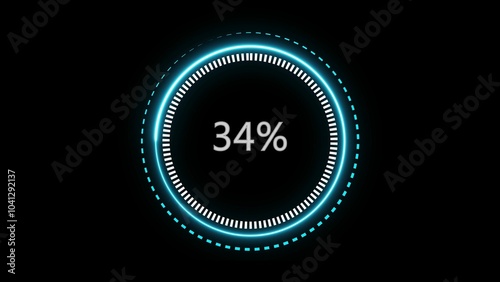 abstract beautiful loading icon illustration background. Round loading bar. Downloading process. Vector illustration.