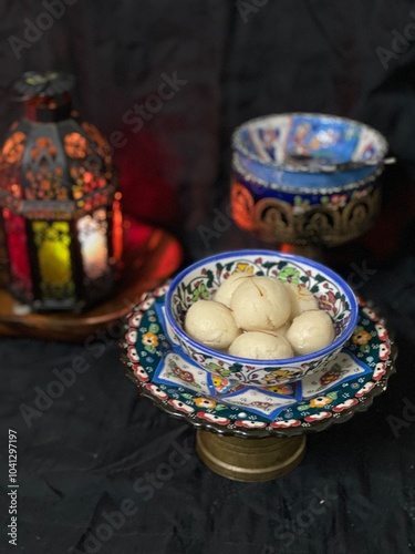 rosgulla . Delicious and famous Bangladeshi desert 
