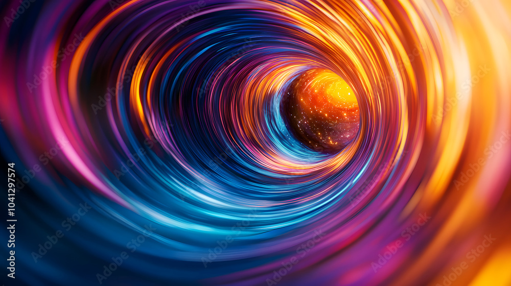 abstract background with vortex