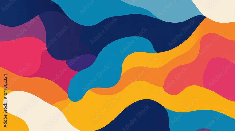 Abstract colorful wave pattern with vibrant hues. Perfect for backgrounds, posters, and creative designs. Abstract colorful wave pattern with vibrant hues. Perfect for backgrounds, posters, and creative designs.