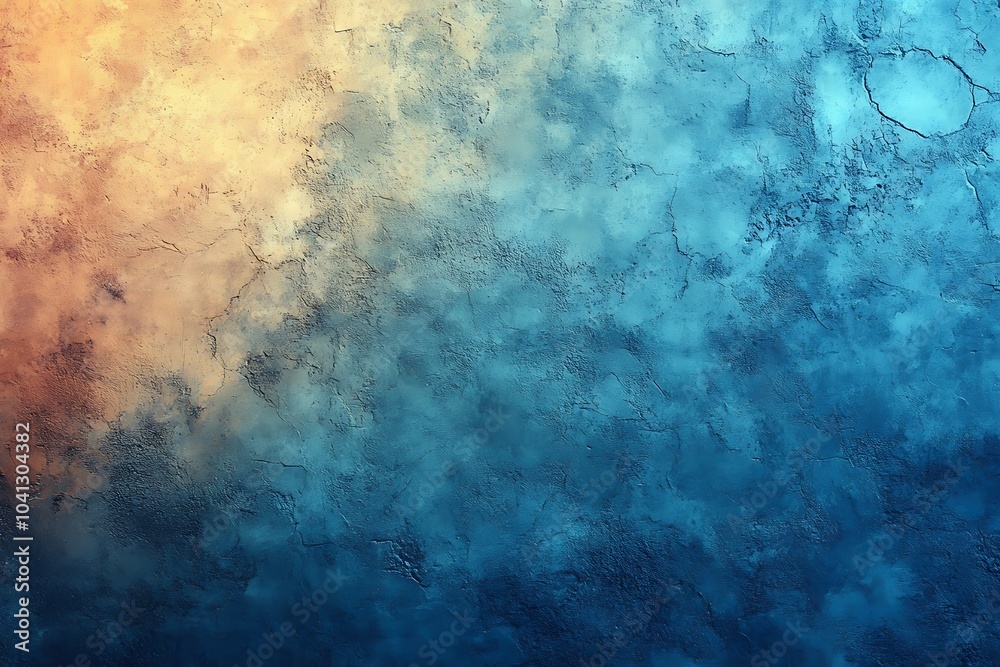 Obraz premium Abstract blue and yellow textured background