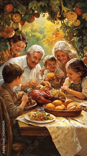 Family Gathering at the Table