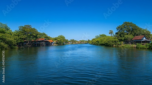 Serene River Landscape