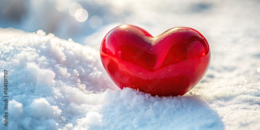 Heart Symbol on Soft Snow Texture for Valentine's Day - Romantic Natural Background, Love, and Freshness - Ideal for Seasonal Product Photography and Marketing Heart Symbol on Soft Snow Texture for Valentine's Day - Romantic Natural Background, Love, and Freshness - Ideal for Seasonal Product Photography and Marketing