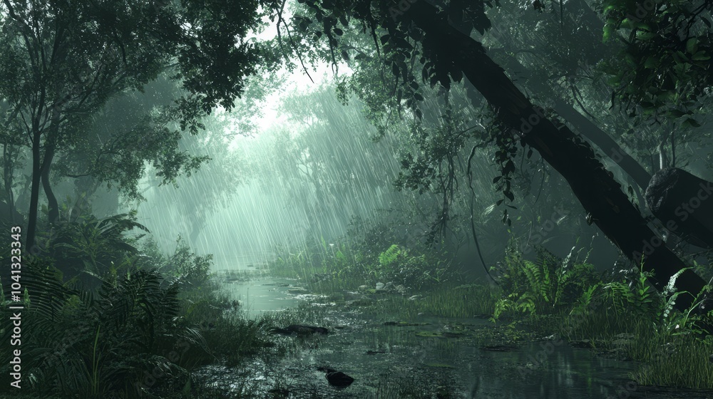 Serene Forest Landscape Serene Forest Landscape