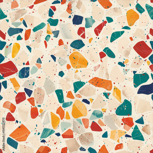 seamless terazzo texture