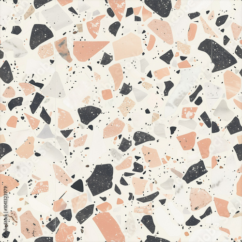 seamless terazzo texture