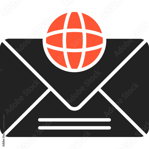 Global Communication Vector Icon Design