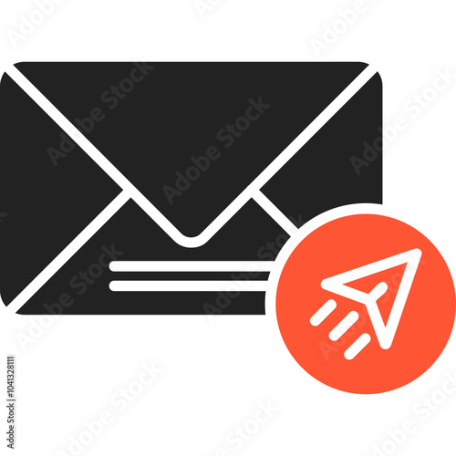 Send Mail Vector Icon Design