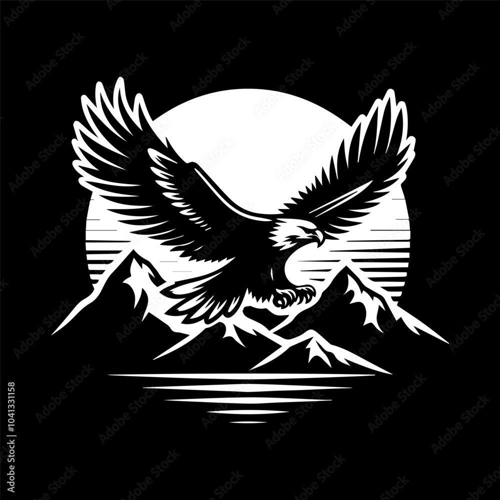 Obraz premium eagle with wings