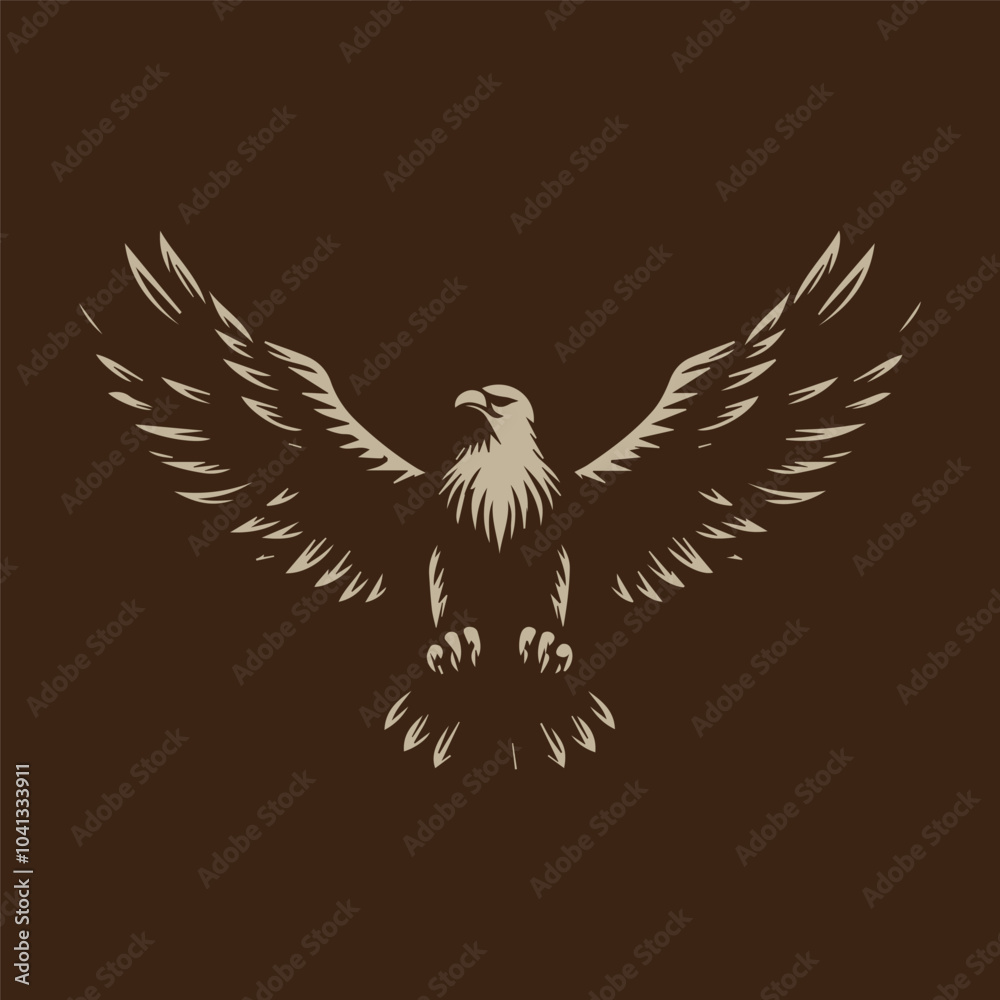 Obraz premium eagle with wings illustration