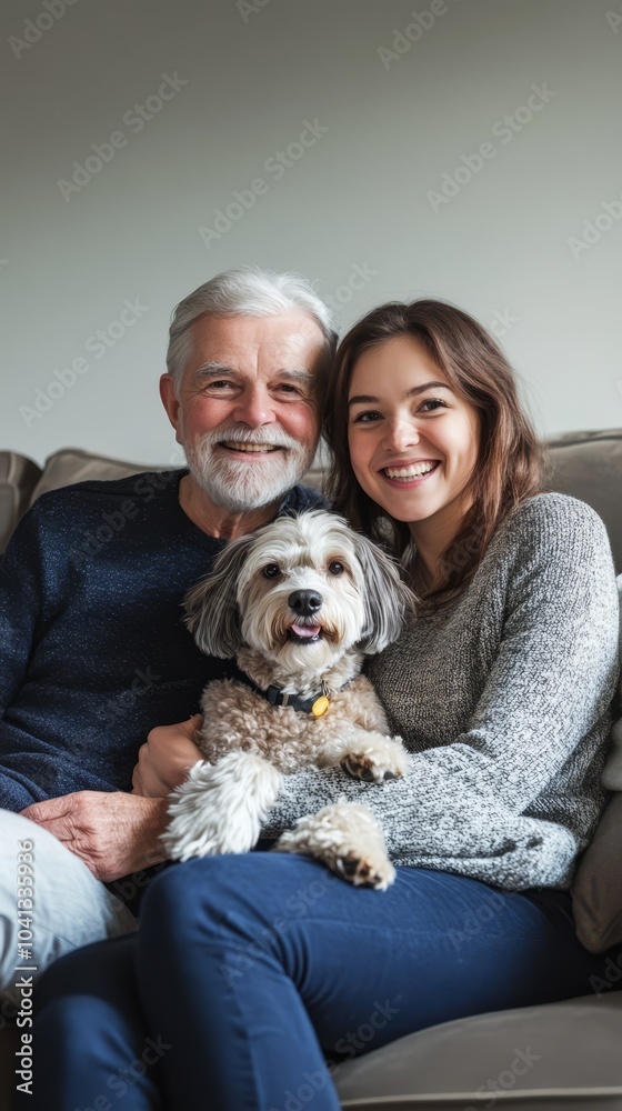Family Portrait with Dog Family Portrait with Dog