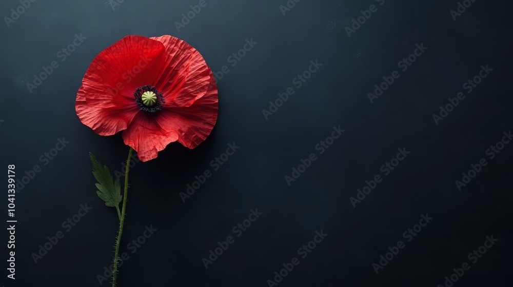 Obraz premium Red Poppy Flower