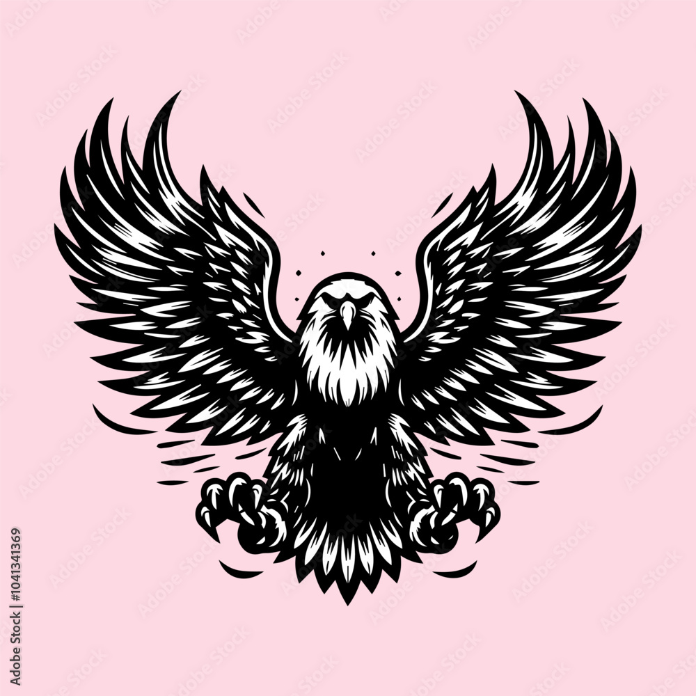 Obraz premium eagle with wings