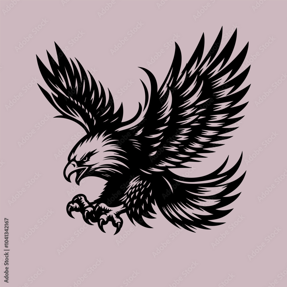 Obraz premium eagle tattoo design