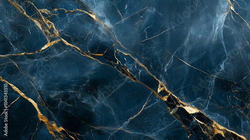  Luxury blue and gold marble texture or background design 